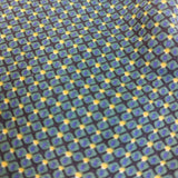 Lyocell Micro Dot Dark Teal & Mustard
