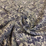 Lyocell Monstera Dark Green/Black