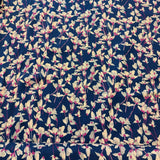 Lyocell Orchid on Navy
