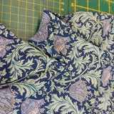 Cotton Lawn (Pima) William Morris Anenome Navy