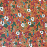 Viscose Twill Brick Floral