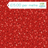 Makower Christmas Nutcracker Twinkle Red