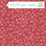 Makower Christmas Country Frosty Red