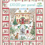 Panel (Christmas) Country Red Advent Calendar (46)