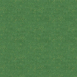 Makower Linen Texture Sparkle Green 100% Cotton