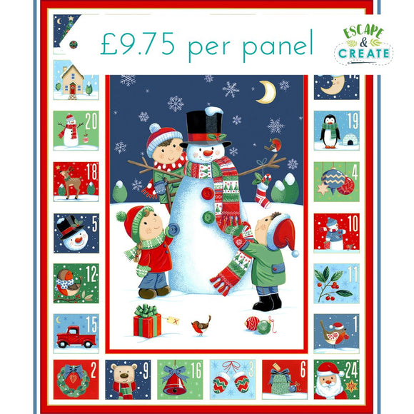 Panel (Christmas) Santa Snowman Advent Calendar (23)