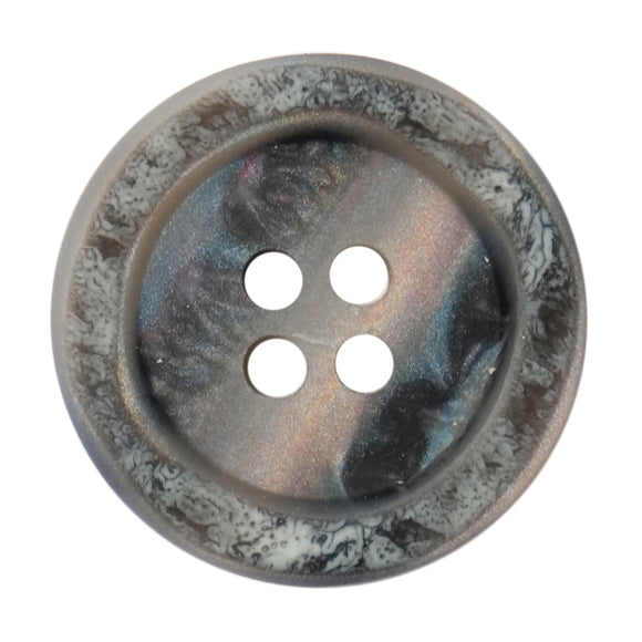 Button 23mm Round, in Light Grey