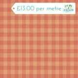 Andover QuiltEssentials Gingham Pumpkin by Laundry Basket Quilts