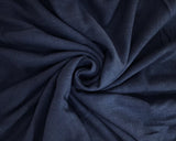 Linen Viscose Slub in Plain Navy