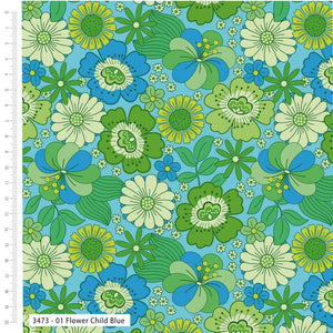 Jersey Flower Child by Crafty Pie (Cotton)