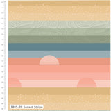 Craft Cotton Co Langdale Sunset Stripe