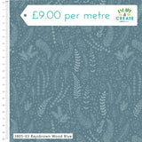 Craft Cotton Co Langdale Baysbrown Wood Blue