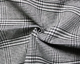 Wool Blend (Dogstooth) Black/Grey