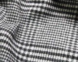 Wool Blend (Dogstooth) Black/Grey