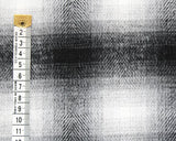 Wool Blend Large Check Black/White