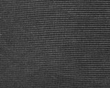 Woolly Knit Viscose Blend Waffle in Black