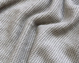Woolly Knit Viscose Blend Waffle in Sand