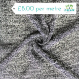 Sweatshirting Viscose Knit in Dark Grey
