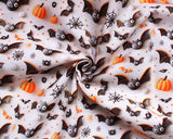 Cotton Halloween 3D Images Bats