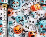 Cotton Halloween 3D Images Zombies