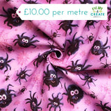 Cotton Halloween 3D Images Spiders