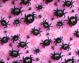 Cotton Halloween 3D Images Spiders