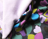 Fleece (Alpine) Hearts (Violet)