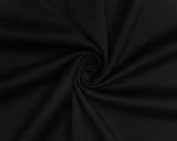 REMNANT Ponte Roma in Plain Black (140cm wide x 197cm length)