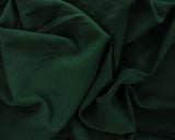 Crepe in Plain Dark Green (Polyester)