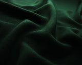 Crepe in Plain Dark Green (Polyester)