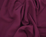 Crepe in Plain Purple (Polyester)