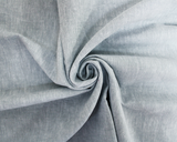 Linen Cotton Blend in Marl Stripe Grey