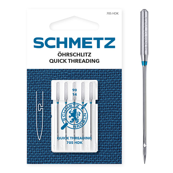 Machine Needles - Quick Thread 90/14 (pack of 5) by Schmetz