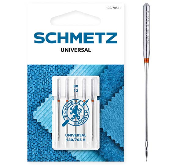 Machine Needles - Universal 80/12 (pack of 5) by Schmetz