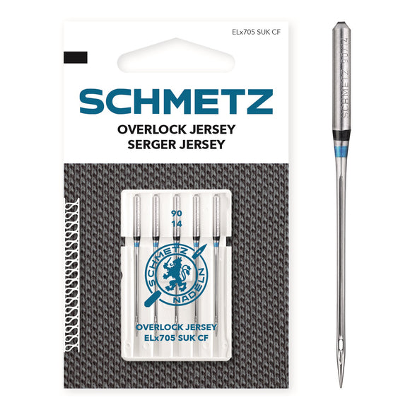 Machine Needles - Jersey Ballpoint 90/14 (pack of 5) by Schmetz