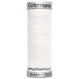 Gutermann Bobbin Thread 200m Colour 1001 (White)