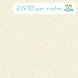 Makower Essentials Mini Leaf on Cream