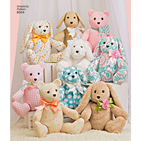Simplicity S8044 Memory Bear Pattern