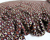 Ponte Roma Geometric Retro Burgundy