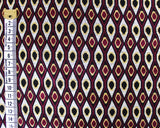 Ponte Roma Geometric Retro Burgundy