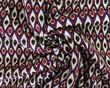 Ponte Roma Geometric Retro Burgundy