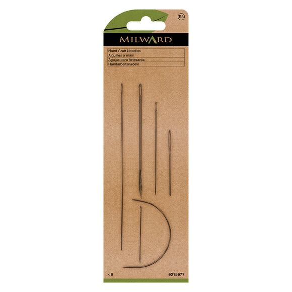 Hand Sewing Needles - Hand Craft (Set of 6) by Milward Green
