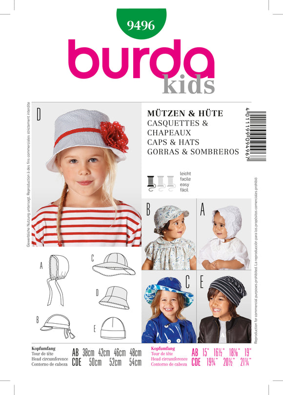 Burda 9496 Kids