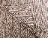 Wool Blend (Large Herringbone) Brown