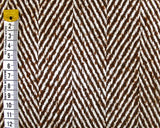 Wool Blend (Large Herringbone) Brown