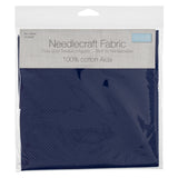 Aida Needlecraft Fabric 14 Count 30cm x 45cm Navy