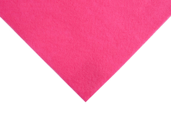 Felt A4 Sheet in Shocking Pink 22.5cm x 30cm (9