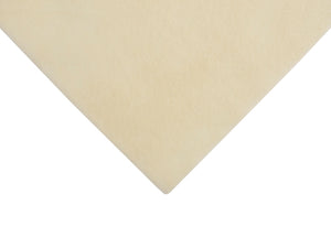 Felt A4 Sheet in Cream 22.5cm x 30cm (9" x 12")