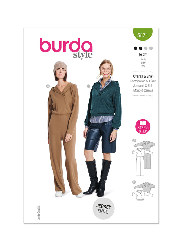 Burda 6771 Burda Style Pants, Jumpsuits