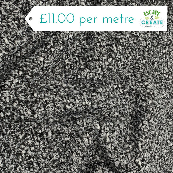 Boucle in Plain Marl Grey